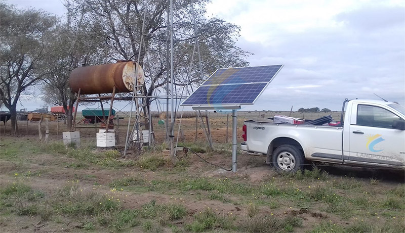 top of pole pv mounting