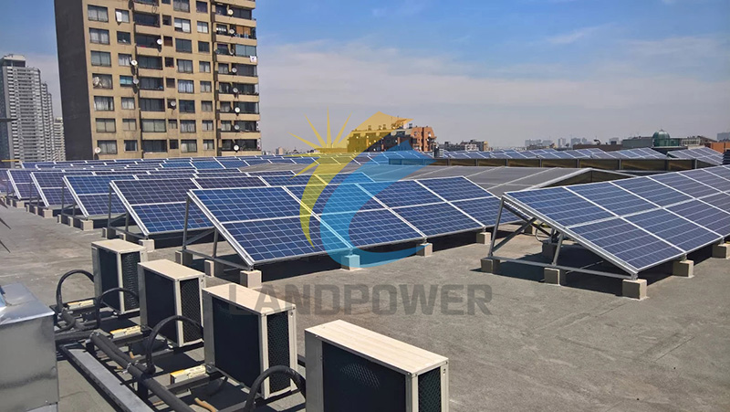 ballasted flat roof solar mounting