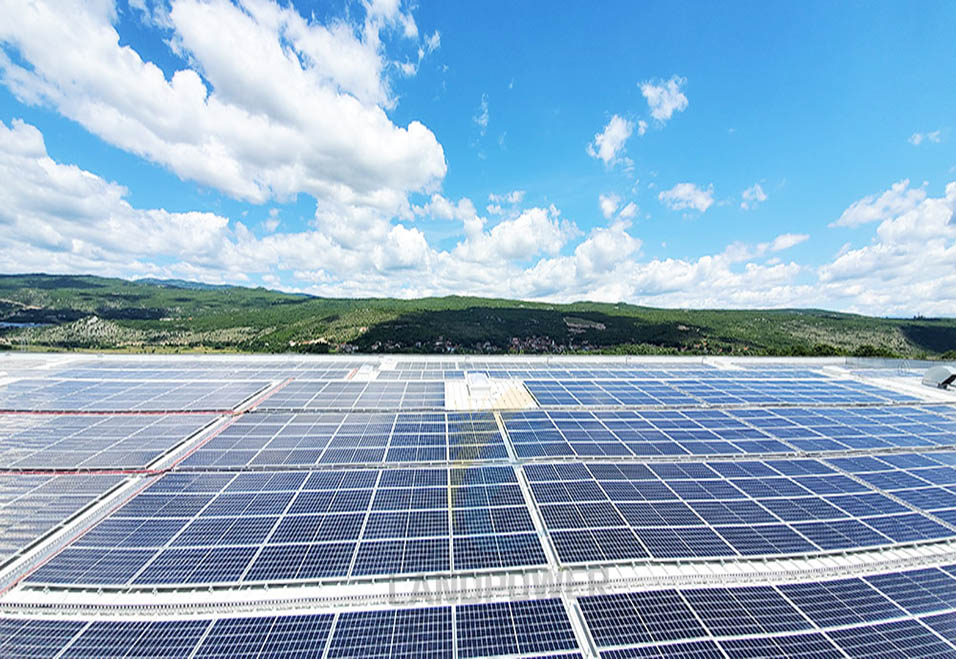 Landpower 1.5 MW Mini Rail Trapezoidal Roof Mounting Bosnia-Herzegovina